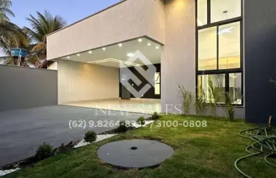 Excelente casa com 3 quartos sendo 2 suítes plenas - setor garavelo
