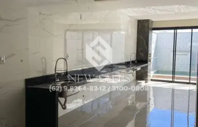 Casa térrea nova c/ 3 suítes, piscina - setor sudoeste