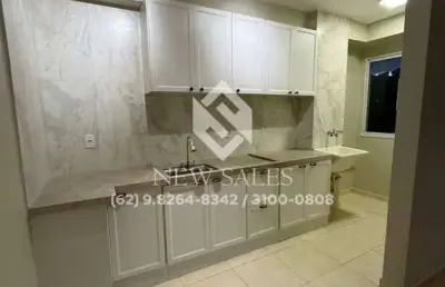 Apto novo, nunca habitado, 2 quartos, com armários e piso vinílico - 50 m²