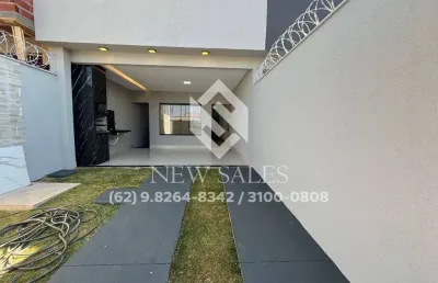 Casa nova –terreno 125m² 2 quartos 1 suíte, 2 vagas, residencial santa fé