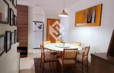 Apto 3 quartos, 74m², 2 banheiros, 2 vagas cobertas- aparecida de goiânia