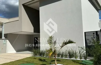 Casa térrea em condomínio c/ 3 suítes + escritório - jardins nápoles