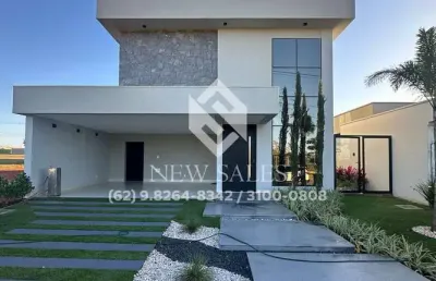 Casa duplex de alto padrão – 4 suítes , 222 m²- condomínio terras alpha 02