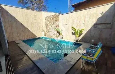 Casa- 3 quartos, 1 suíte, 3 banheiros, piscina, armários,300m²- guanabara