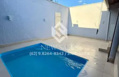 Casa- 2 quartos, 1 suíte, área gourmet, piscina, 200 m²-  novo horizonte