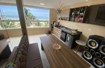 Apartamento 3 dorms frente mar - vista livre e definitiva para o mar!