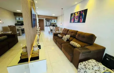 Apartamento com 3 dorms, caiçara, praia grande!! - cod: act2520