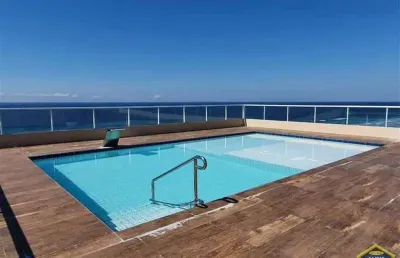 Prédio frente mar - 2 dorms e parcela direto!! lazer completo! financia!!