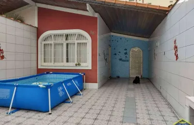 Casa com 2 dorms, caiçara, praia grande! - cód: act2568