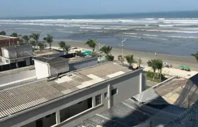 Frente mar vista mar de todos os lados, 02 dorms, sendo 01 suíte, parcela direto!
