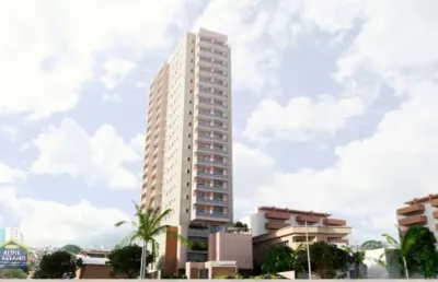 Lançamento no jardim real, 02 dorms,s endo 01 suíte, predio frente mar, parcela direto!