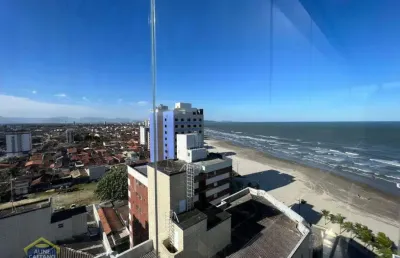 Cobertura em prédio frente mar no caiçara - 3 suítes! mobiliada!!