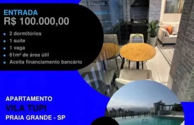 Tá pronto é só trazer as malas!!! * 100 mil de entrada restante via banco * 3 quadras do mar apenas
