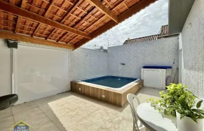 Linda casa térrea isolada com piscina e churrasqueira à carvão!!