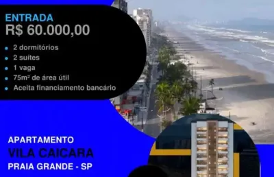 More a 2 quadras do mar * entrada de 60 mil - vem rápido que tem pouco!!