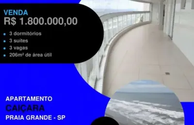 Espia só essa beleza frente mar - 206 metros com 3 dorms sendo 3 suíte - pronto para mudar