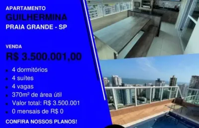 Tá linda viu!! cobertura duplex mobiliada com 4 suíte e 4 vagas * guilhermina