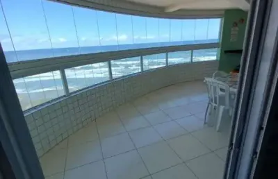 O sonho de morar frente mar, 02 dorms, sendo 01 suíte, semi-mobiliado!