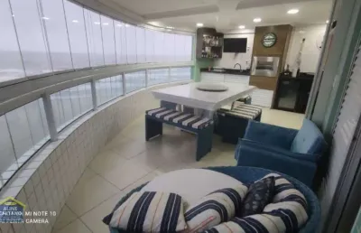 Apartamento de boneca 02 dorms, sendo 01 suíte, frente mar!