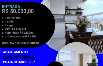 Olha isso aqui!! seu investimento na guilhermina - entrada em até 2 vezes