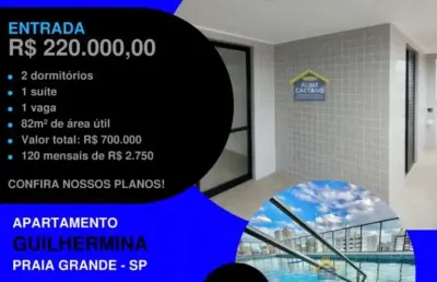 Tá pronto para morar gente!! 220 mil de entrada é chaves na mão - 2 dorms novo na guilhermina
