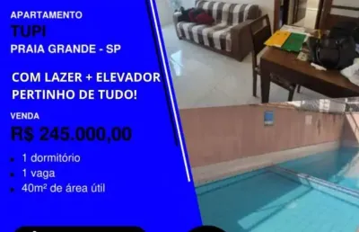 Vai embora rápido!! 1 dormitório com lazer e elevador