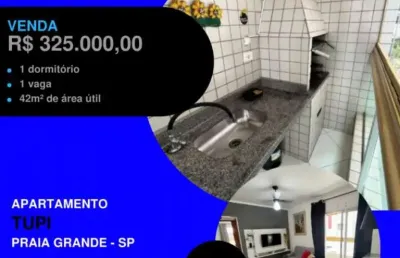 Olha isso - baixou!! na quadra do mar - 1 dorm - churrasqueira privativa