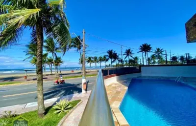 Lindo apartamento mobilado em prédio frente mar - 2 dorms! financia!