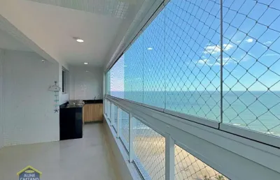 Lindo apartamento alto padrão em prédio frente mar - parcela direto! andar alto!!