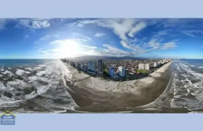 Lançamento no caiçara - apartamento alto padrão frente mar - parcele direto!