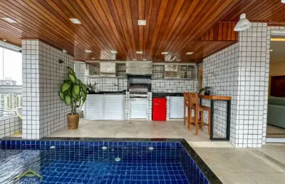 Apartamento com piscina privativa na sacada - 3 vagas de garagem demarcadas!
