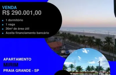 Gente é prédio frente mar * 1 dormitório com vista livre