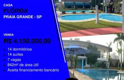 Casa com 14 quartos à venda na Rua Flórida, 51, Balneário Flórida, Praia Grande