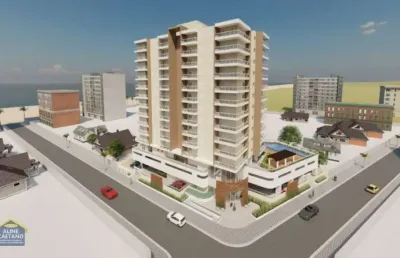 Apto 1 dorm, uma quadra da praia , lazer completo , sacada gourmet r$220 mil.