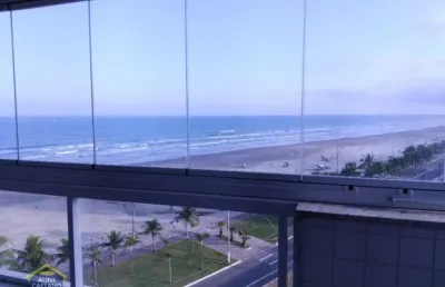 Porteira fechada e é coisa de rico!! apê novo em prédio frente mar com vista total! fica tudo!