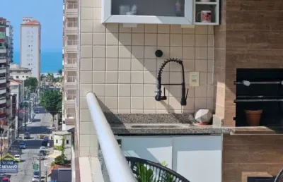 Apartamento na guilhermina à 500mts do mar! com 2 vagas privativas!