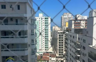 Apto 03 dorms, 02 vagas demarcadas , 300 mts da praia