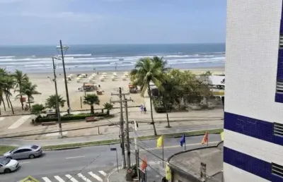Apto 2 dorms , frente mar , próximo ao centro comercial ocian, apenas r$355 mil.