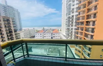 Apartamento com 3 dorms sacada com vista mar e financia!! 100 mts do mar!