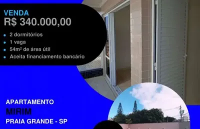 Apartamento com 2 quartos à venda na Rua Mirim, 461, Vila Mirim, Praia Grande
