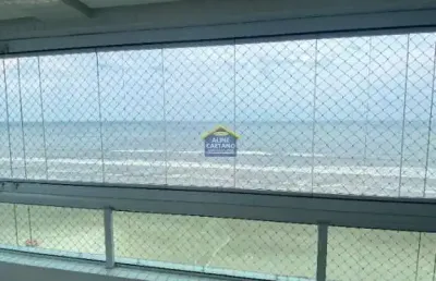 Frente mar , 3 dorms, 2 vagas, mobiliado, apenas r$645 mil!!!