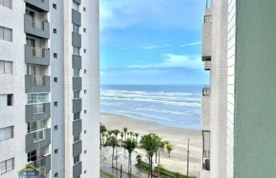 Prédio frente mar!! apto amplo, mobiliado, 02 dorms!!