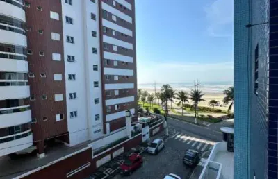Lindo apartamento com 1 dorm em prédio frente mar - mobiliado e financia!
