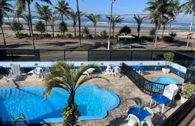 Apartamento com 3 dorms em prédio frente mar - lazer e financia!