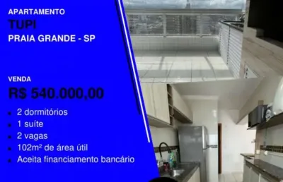 Mobiliado na vila tupi - 2 dorms com 2 vagas demarcadas