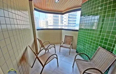 Apartamento com 3 dorms em prédio frente mar na guilhermina - com lazer!