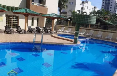 Tupi - apto 01 dorm c/ sacada e piscina por 310 mil