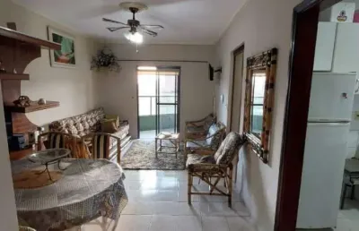 Tupi - apto 01 dorm c/ sacada, 74 m2 , mobiliado  375 mil
