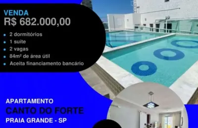 Apartamento com 2 quartos à venda na Rua Canto Do Forte, 942, Canto do Forte, Praia Grande