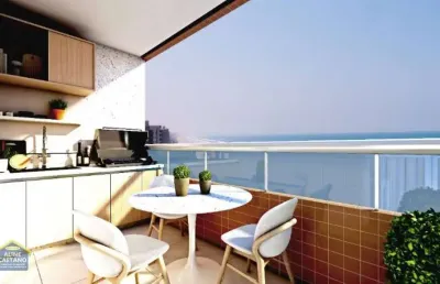Prédio frente mar -apto 02 dorms, 02 vagas c/90  mil de ent. direto